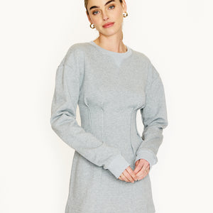 green long sleeve evening dress Elegant Sage Green Long Sleeve Illusion Gown with Beaded Bodice – Rofial  Beauty main image 0