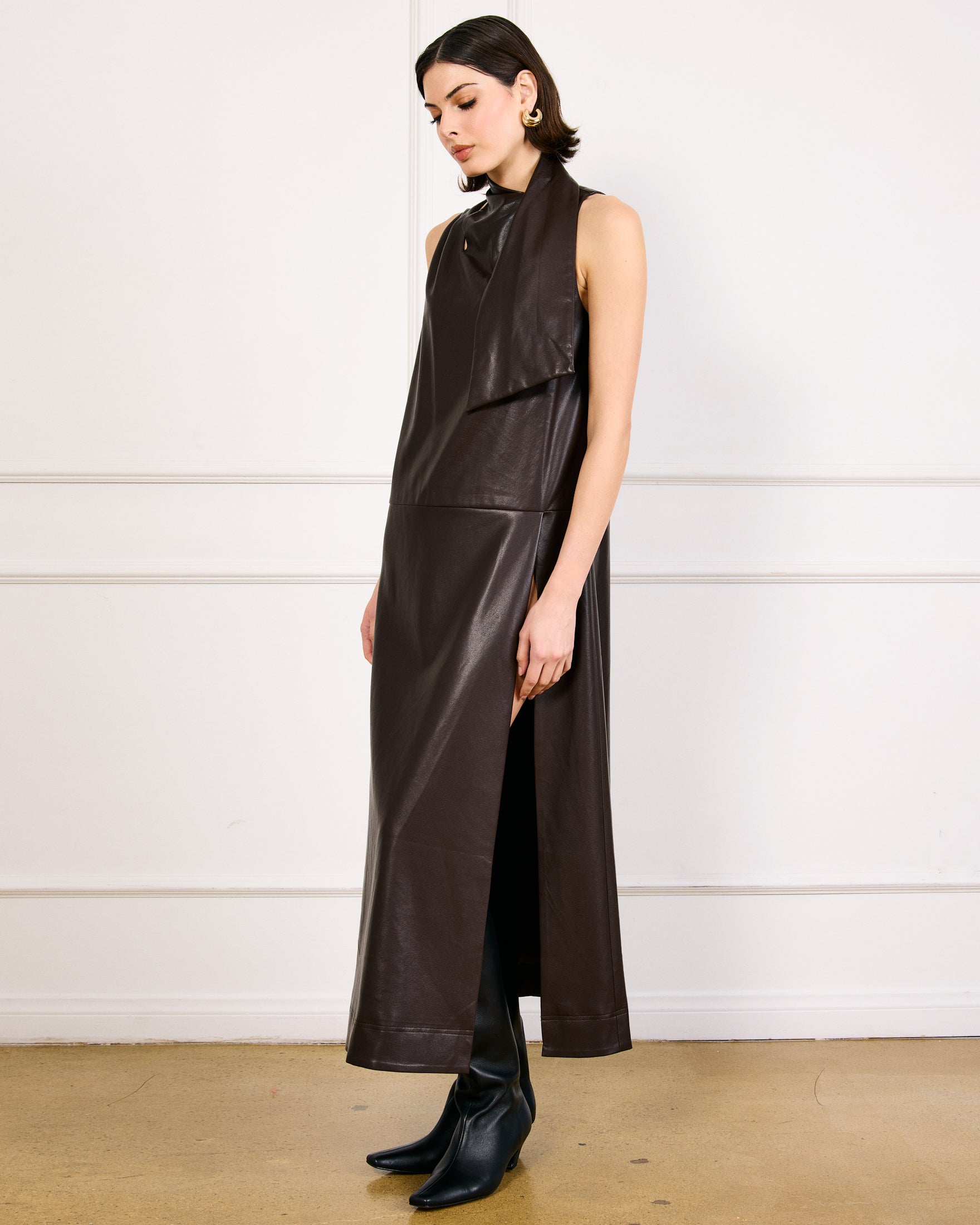 Maddox scarf maxi dress – Line & Dot