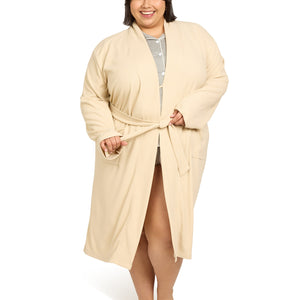 WAFFLE KNIT ROBE