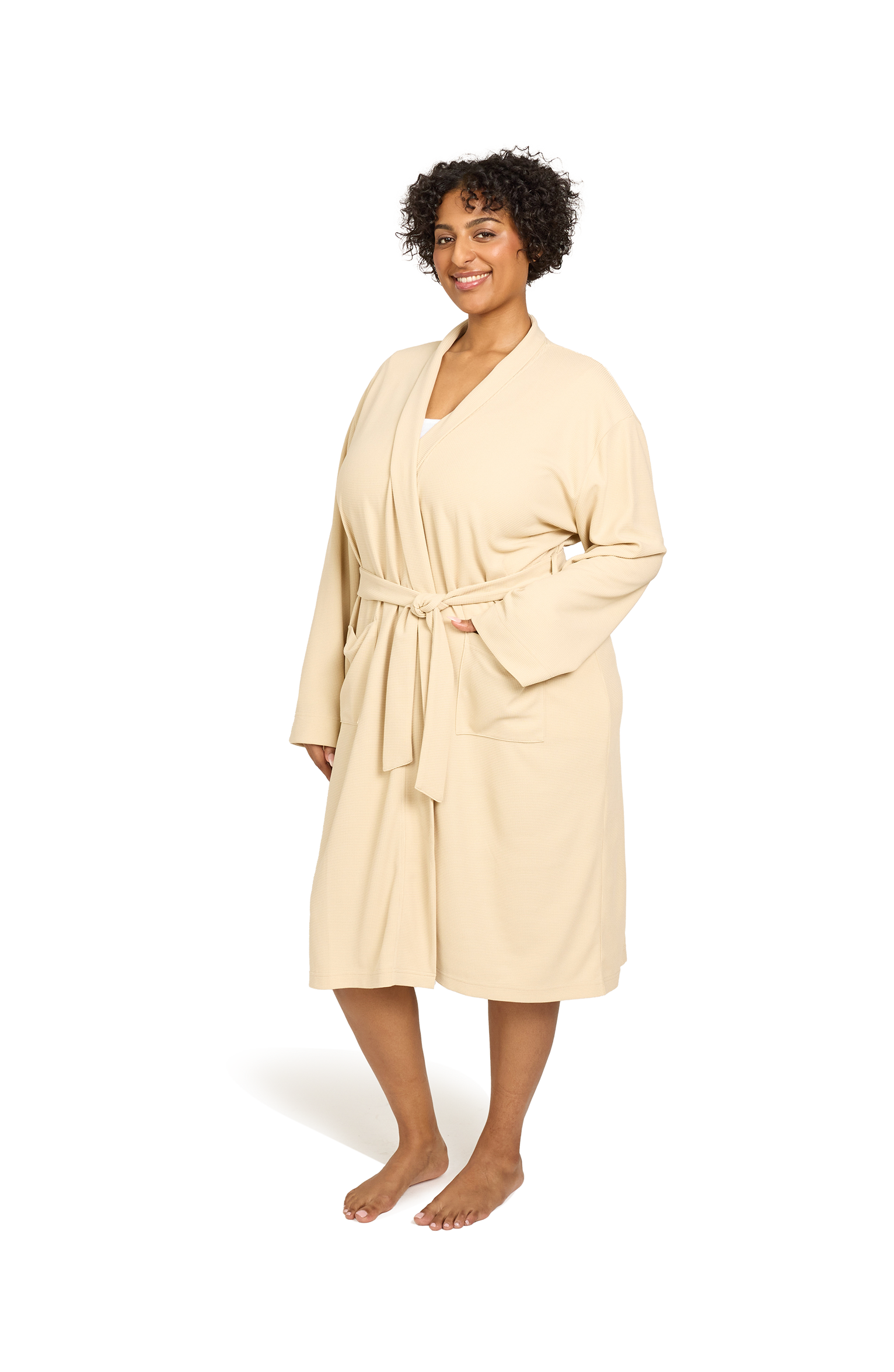 WAFFLE KNIT ROBE WAFFLE KNIT ROBE