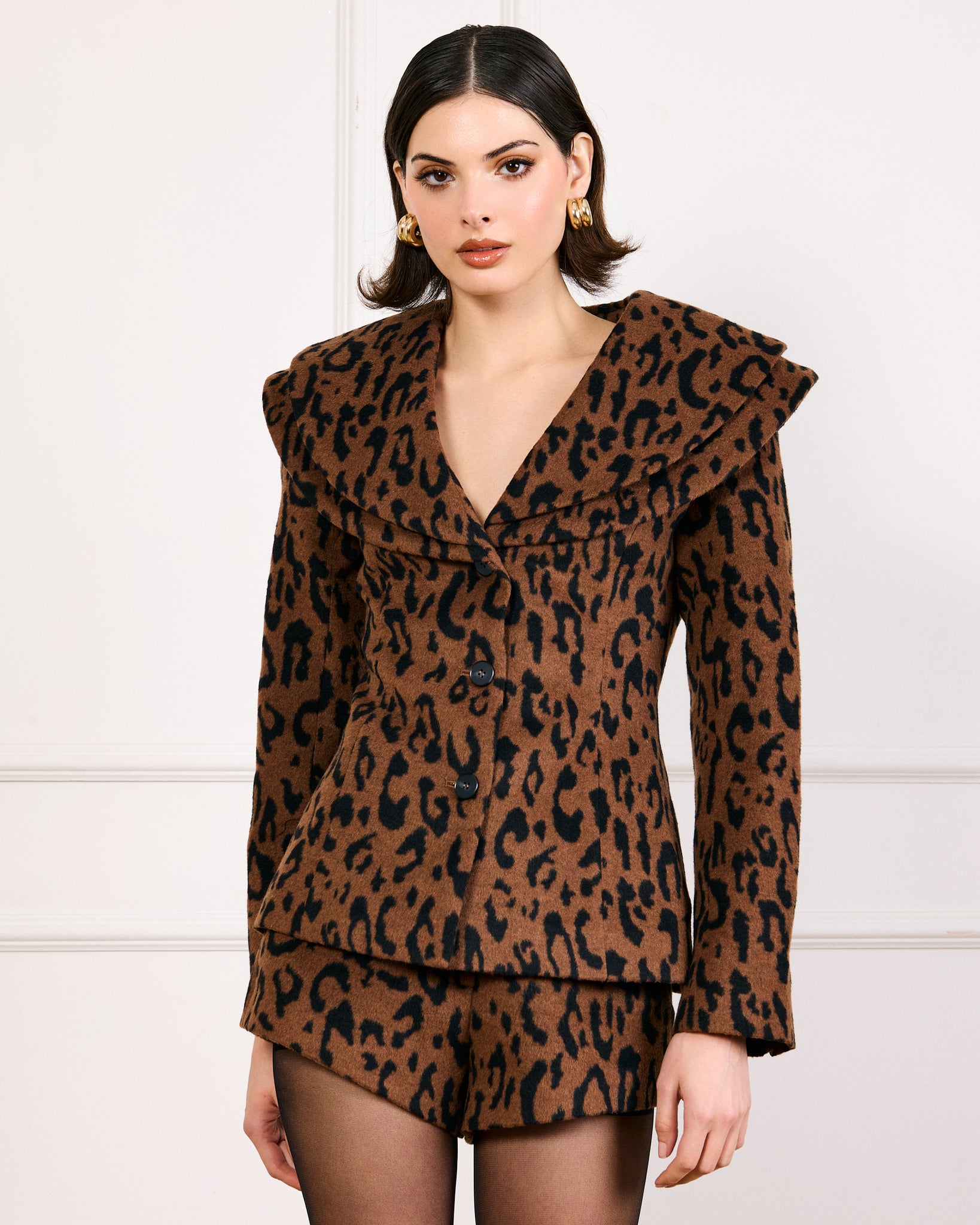 ZAHARA DOUBLE COLALRED JACKET