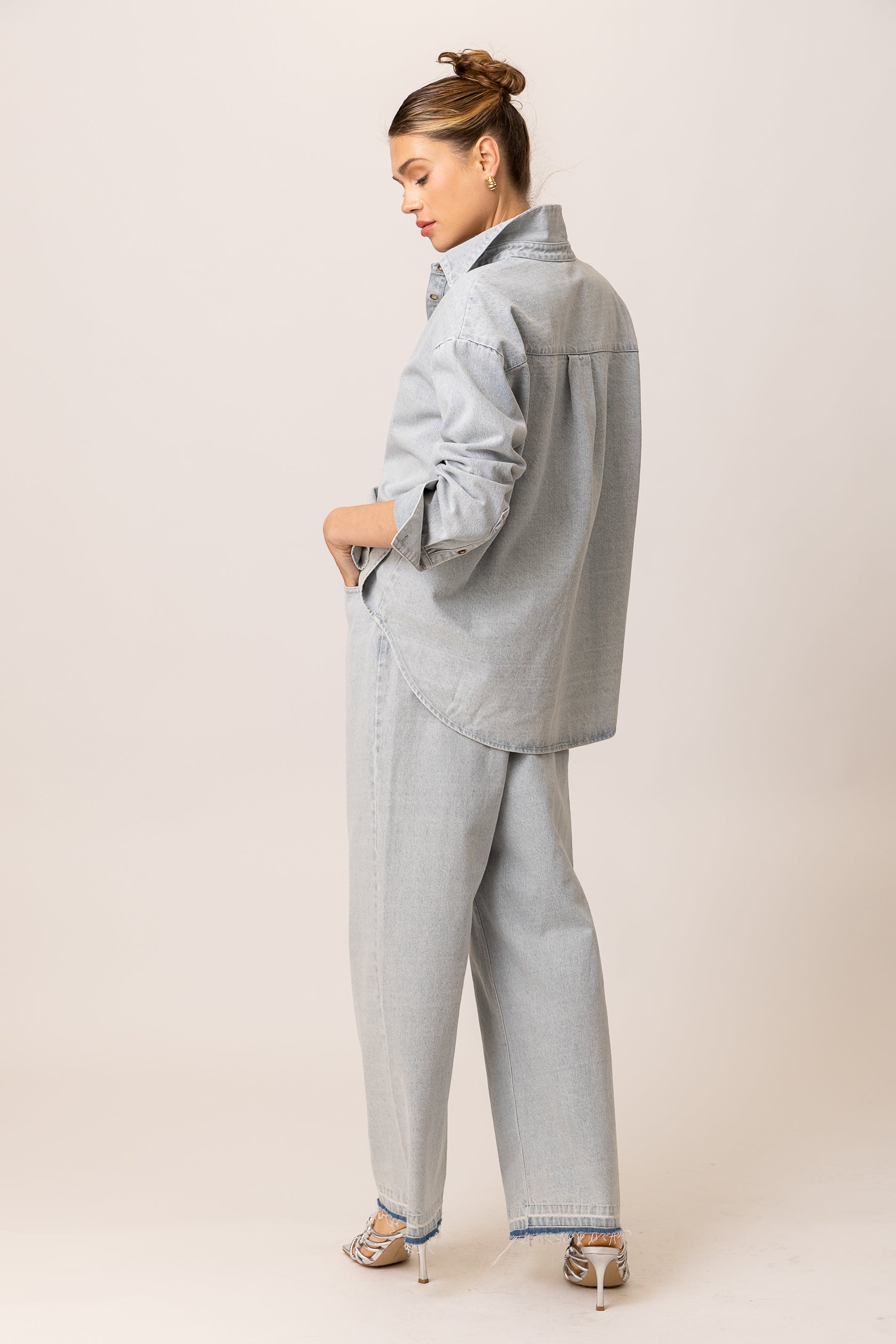 パンツ ETRO Side Bijou Line Black Pants cropped-pants--4H0404DQ02-worn