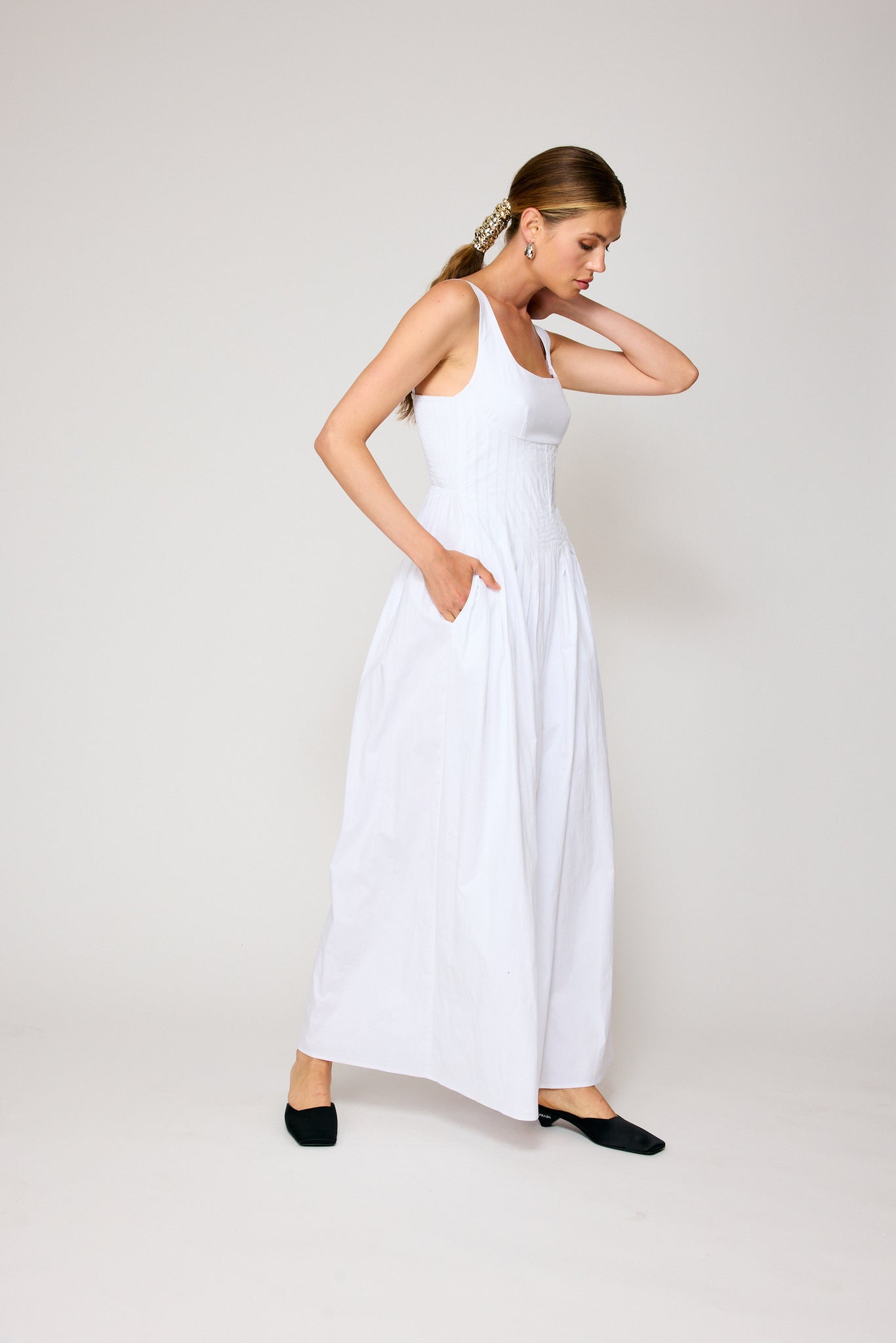 ABBOTT PLEATED JUMPSUIT