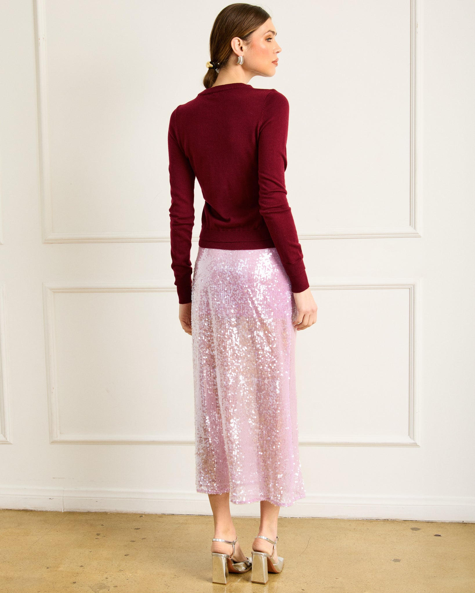 ODESSA SEQUINS SKIRT