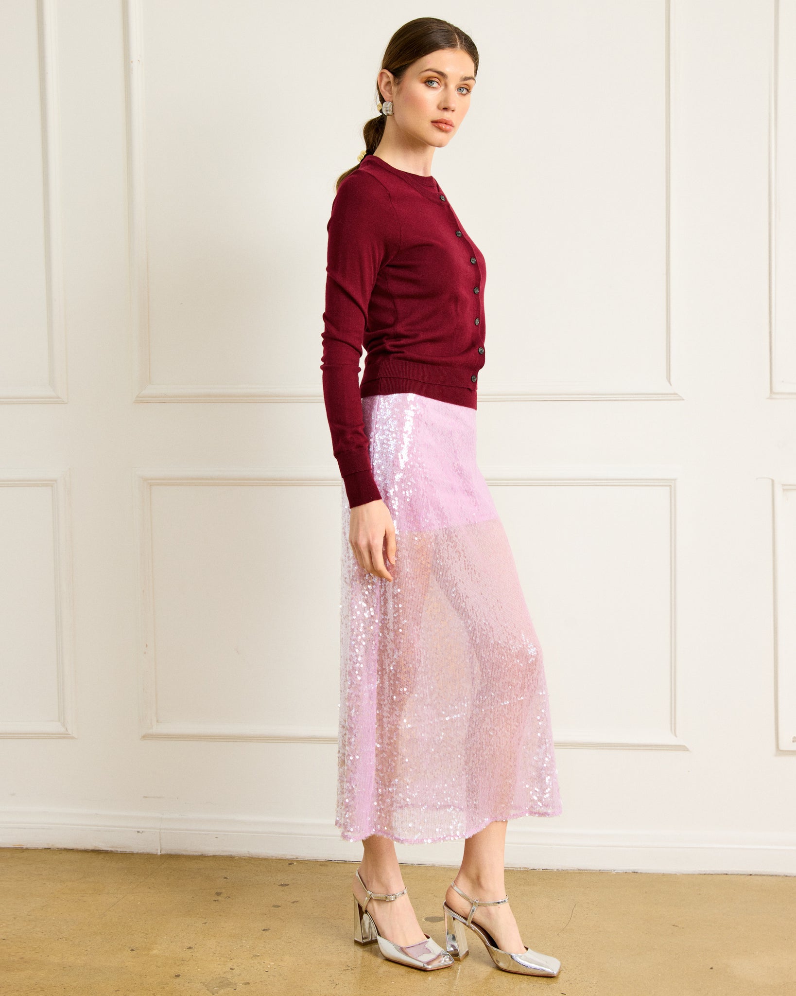 ODESSA SEQUINS SKIRT