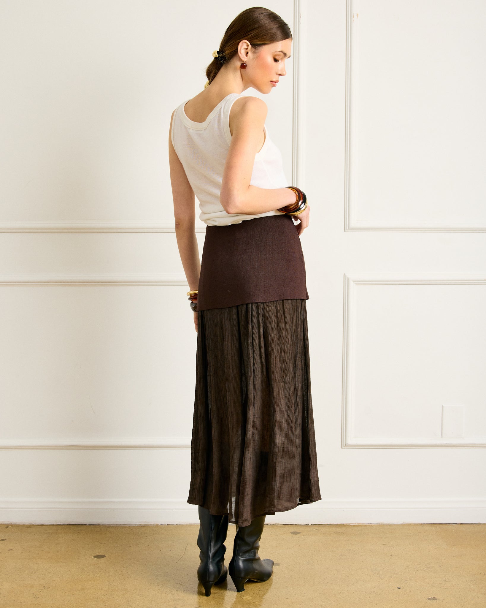 RHONE MIX-MEDIA SKIRT