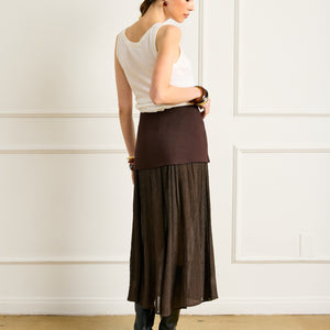 RHONE MIX-MEDIA SKIRT