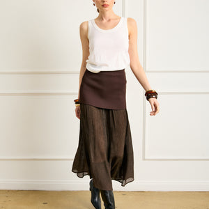 RHONE MIX-MEDIA SKIRT