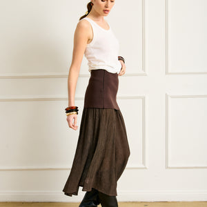 RHONE MIX-MEDIA SKIRT