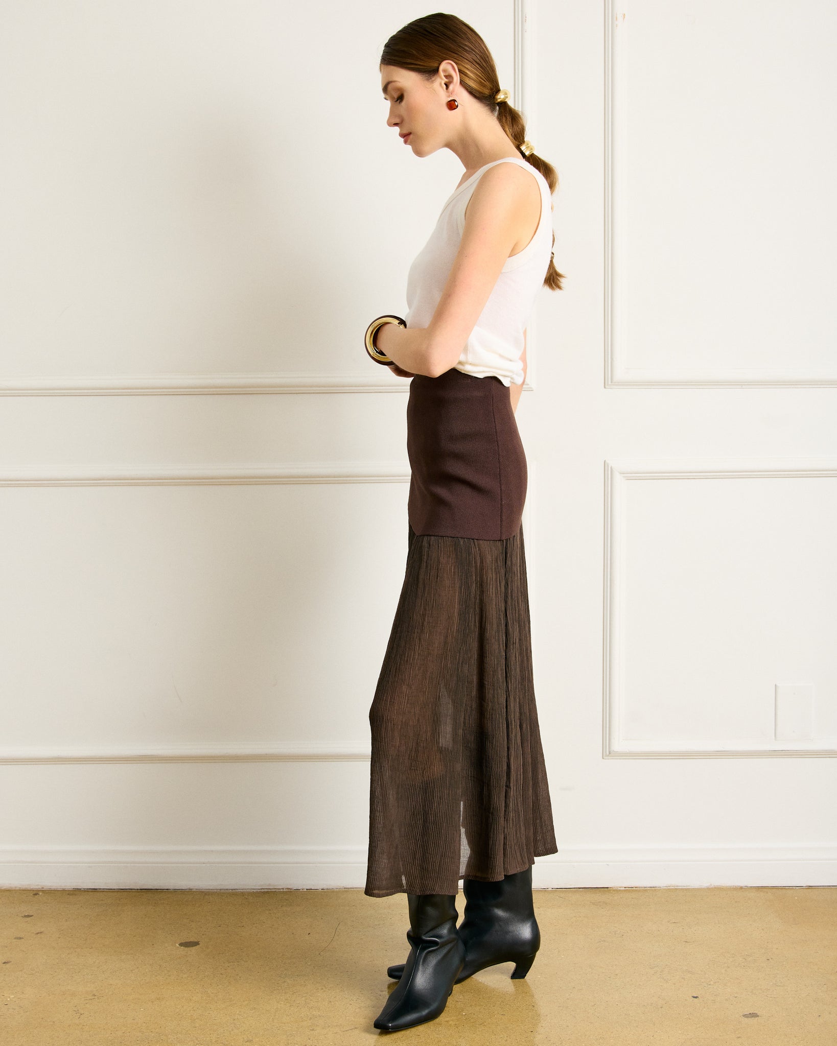 RHONE MIX-MEDIA SKIRT
