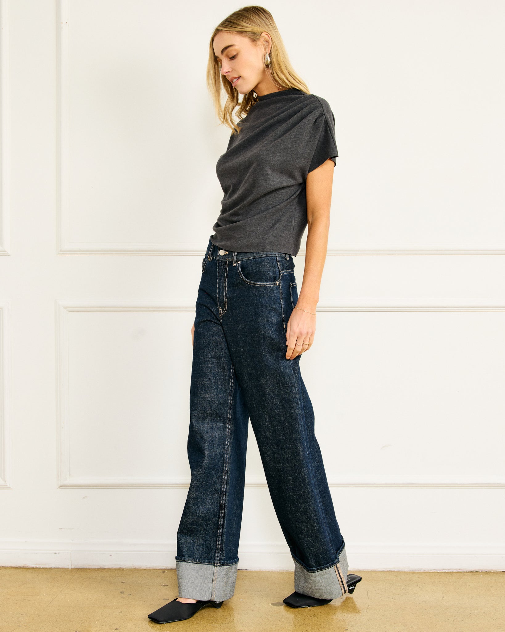 WALKER DRAPED TOP