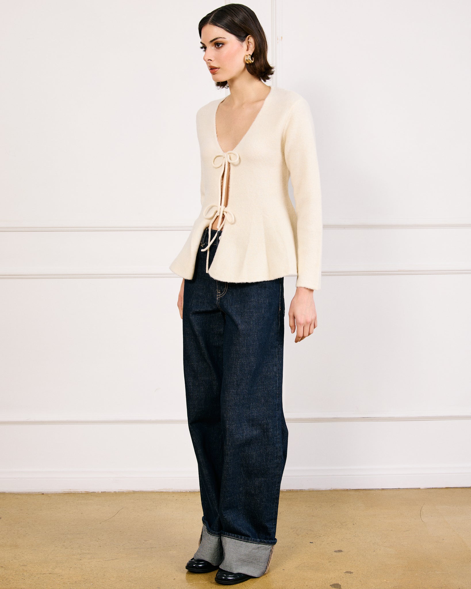 LUNETTE TIED SWEATER