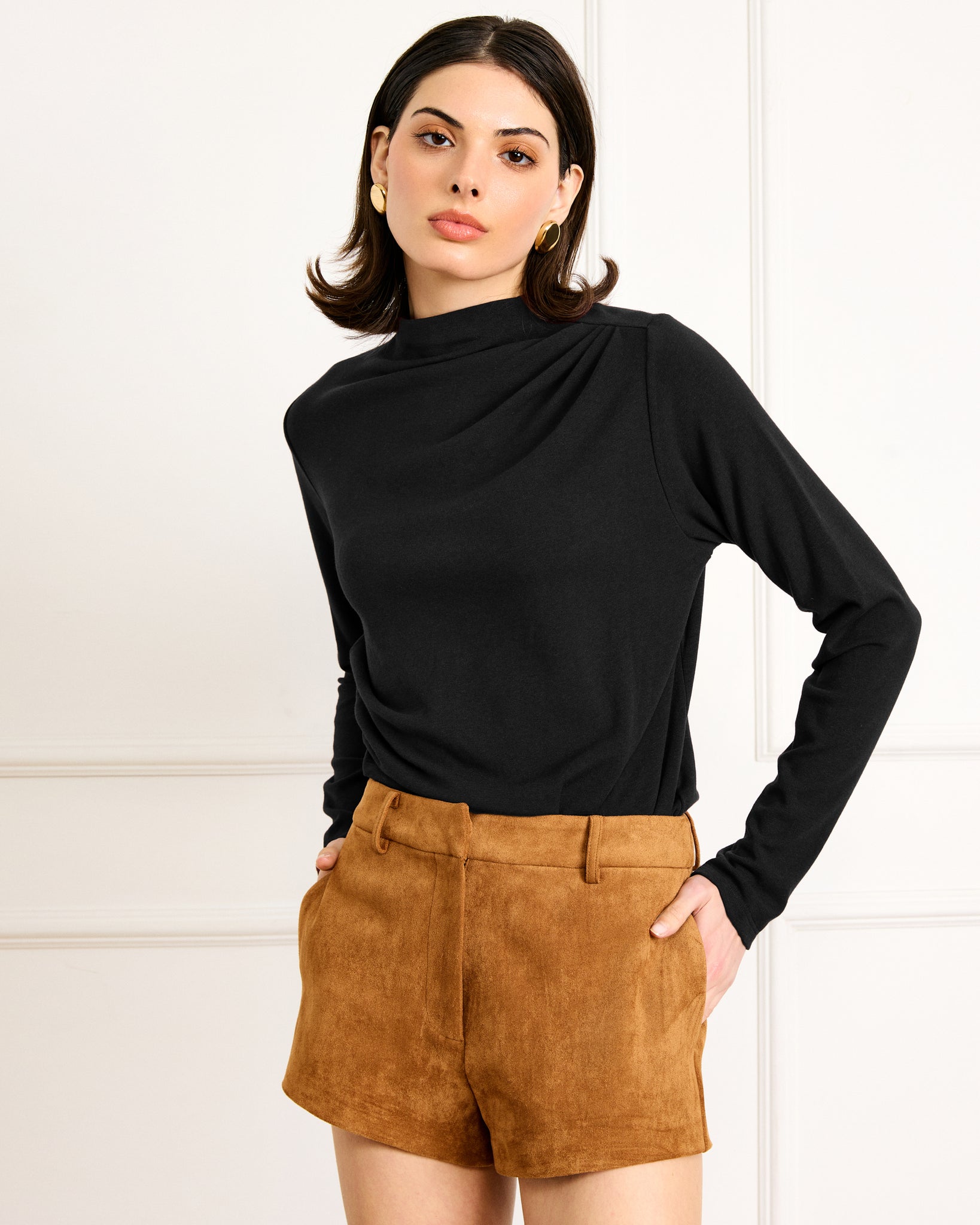 COLEY DRAPED TOP