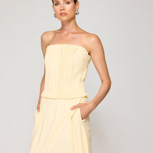 ABBOTT PLEATED TUBE TOP