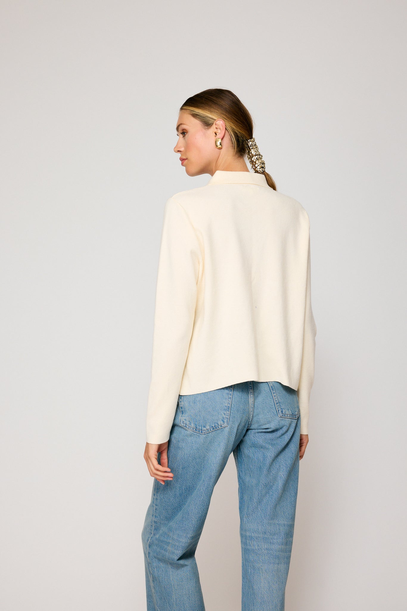 ANOUK TIED DETAILED SWEATER TOP