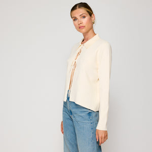 ANOUK TIED DETAILED SWEATER TOP