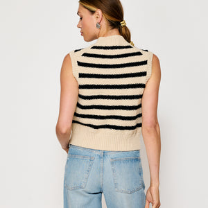 MIRI STRIPED SWEATER VEST