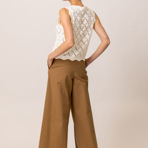 ALEZA TIED SWEATER VEST