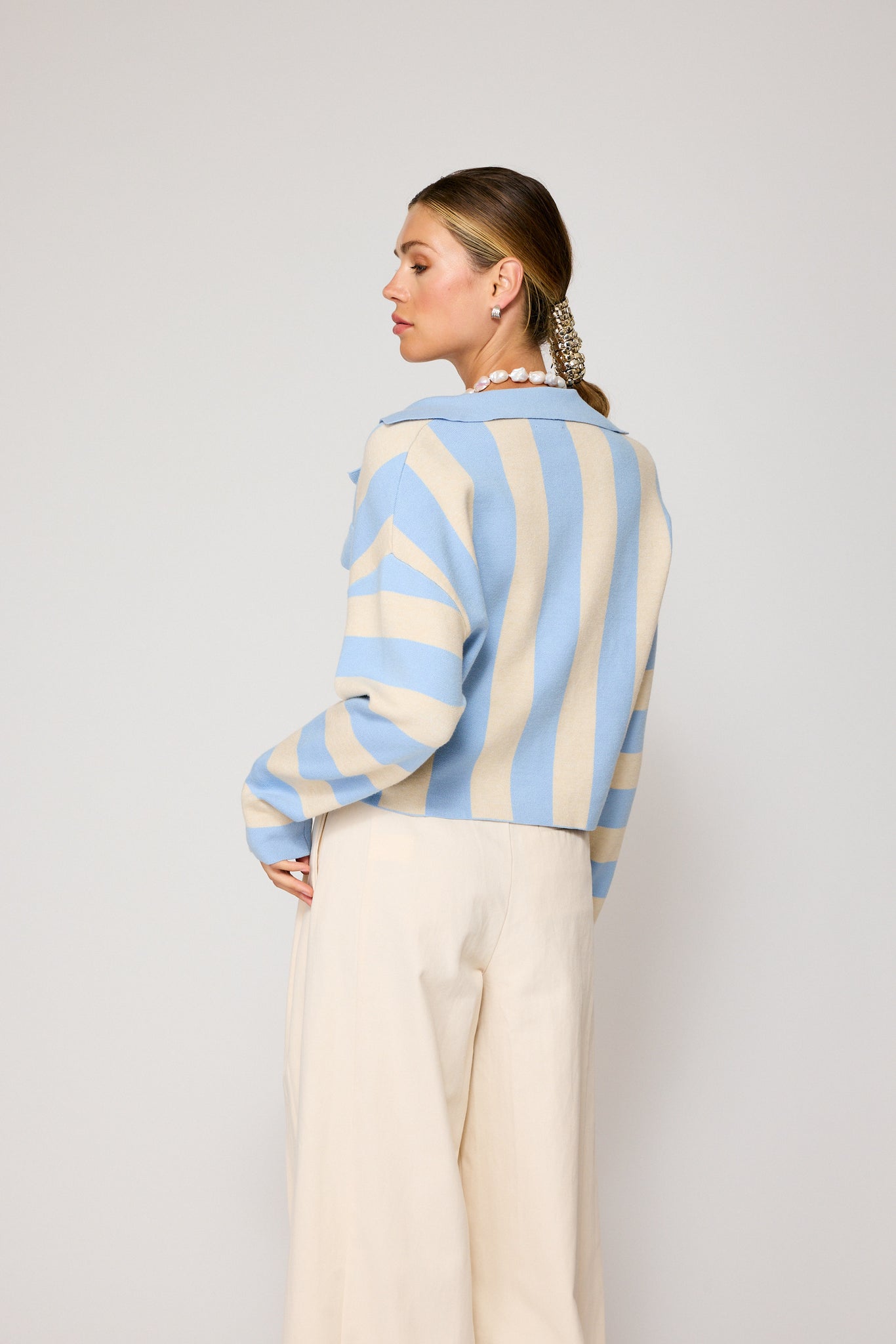 BRADLEY STRIPED CARDIGAN