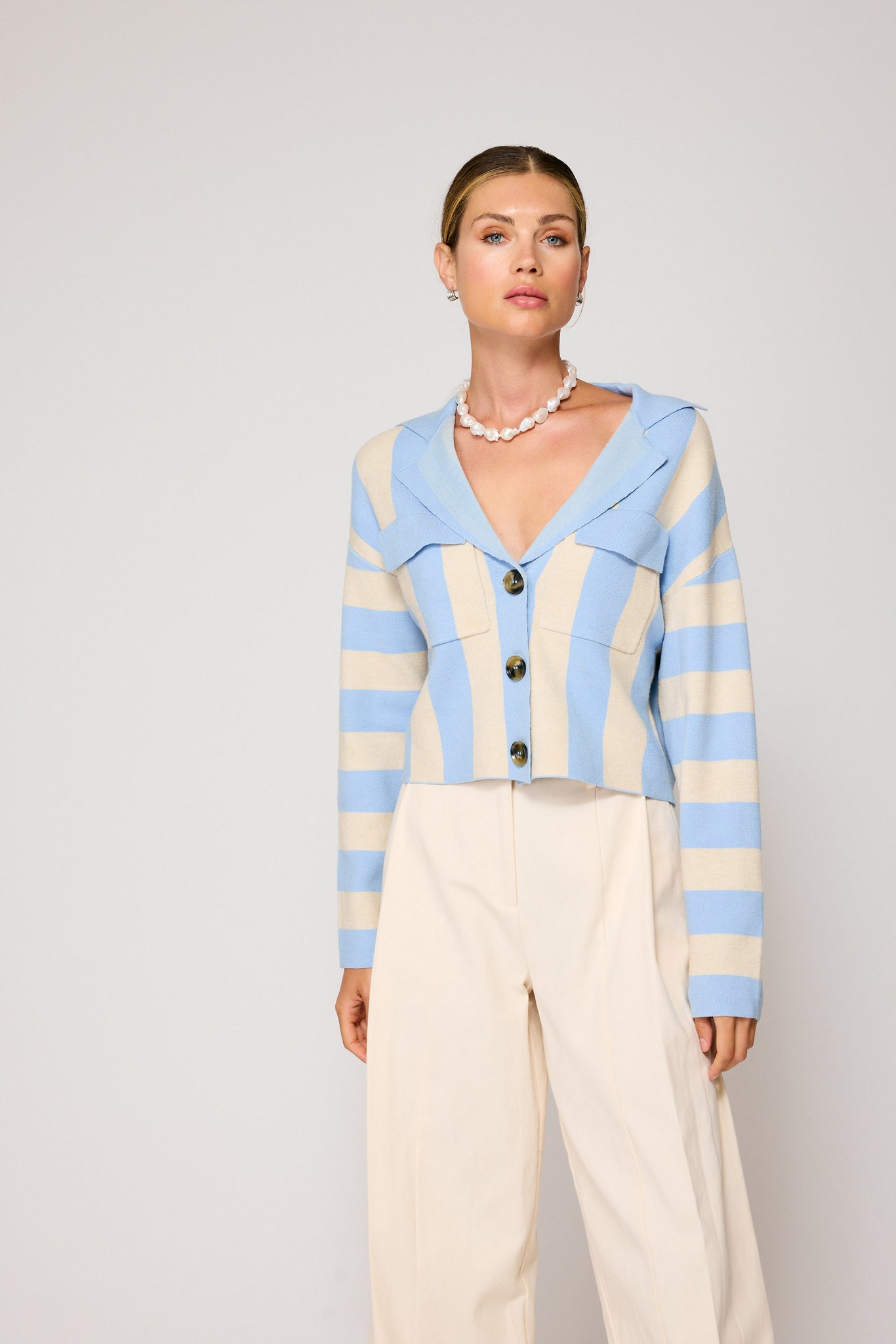 BRADLEY STRIPED CARDIGAN