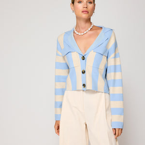 BRADLEY STRIPED CARDIGAN