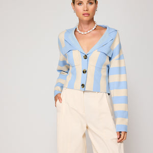 BRADLEY STRIPED CARDIGAN