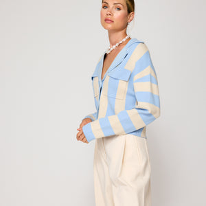 BRADLEY STRIPED CARDIGAN