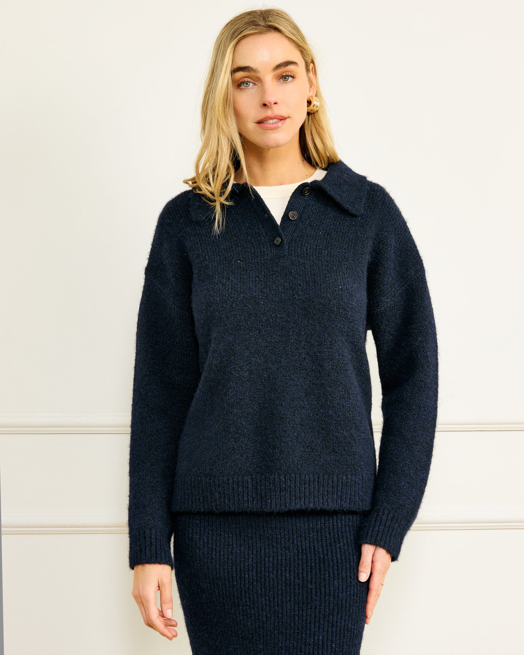 HART POLO KNIT SWEATER – Line & Dot