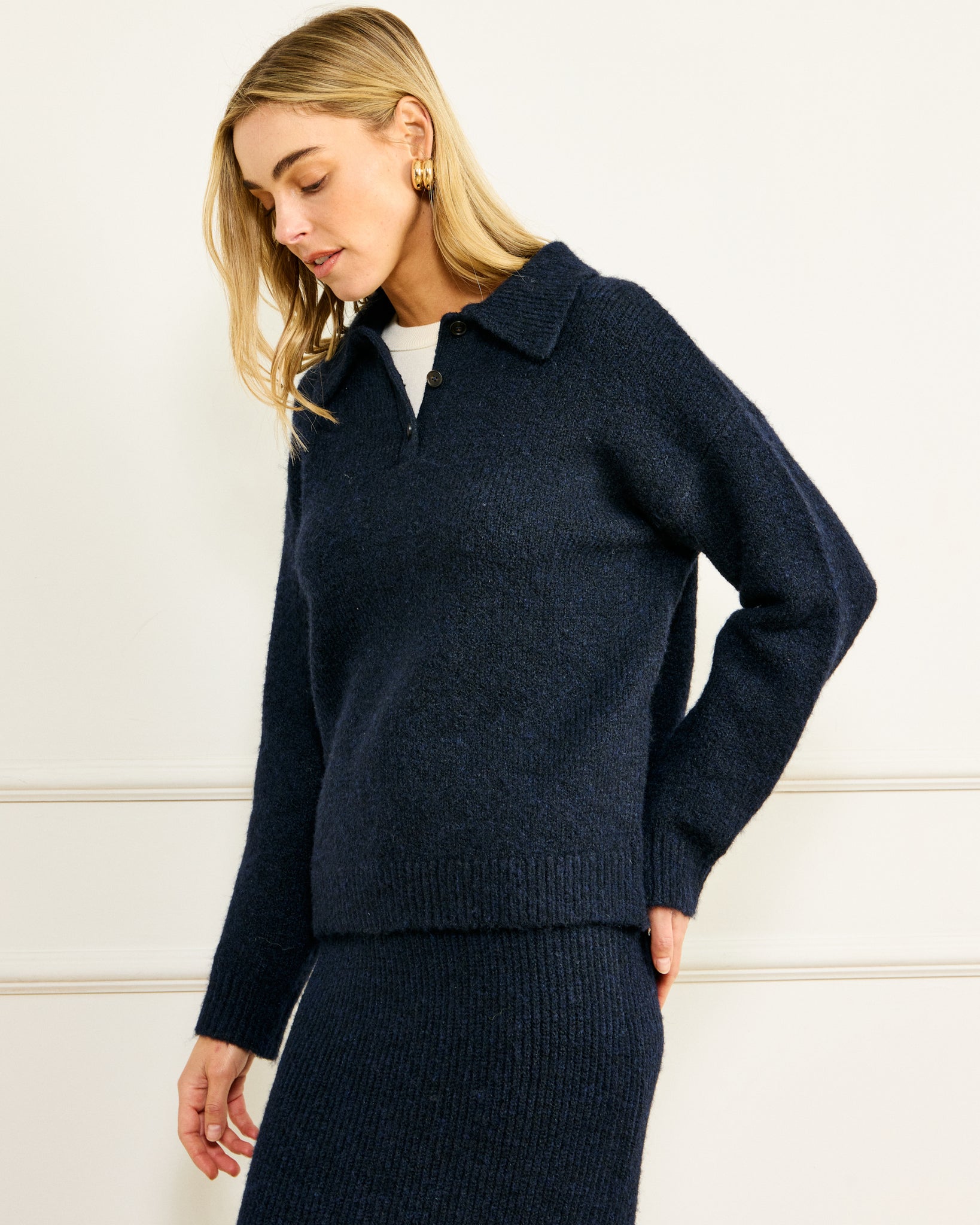 HART POLO KNIT SWEATER
