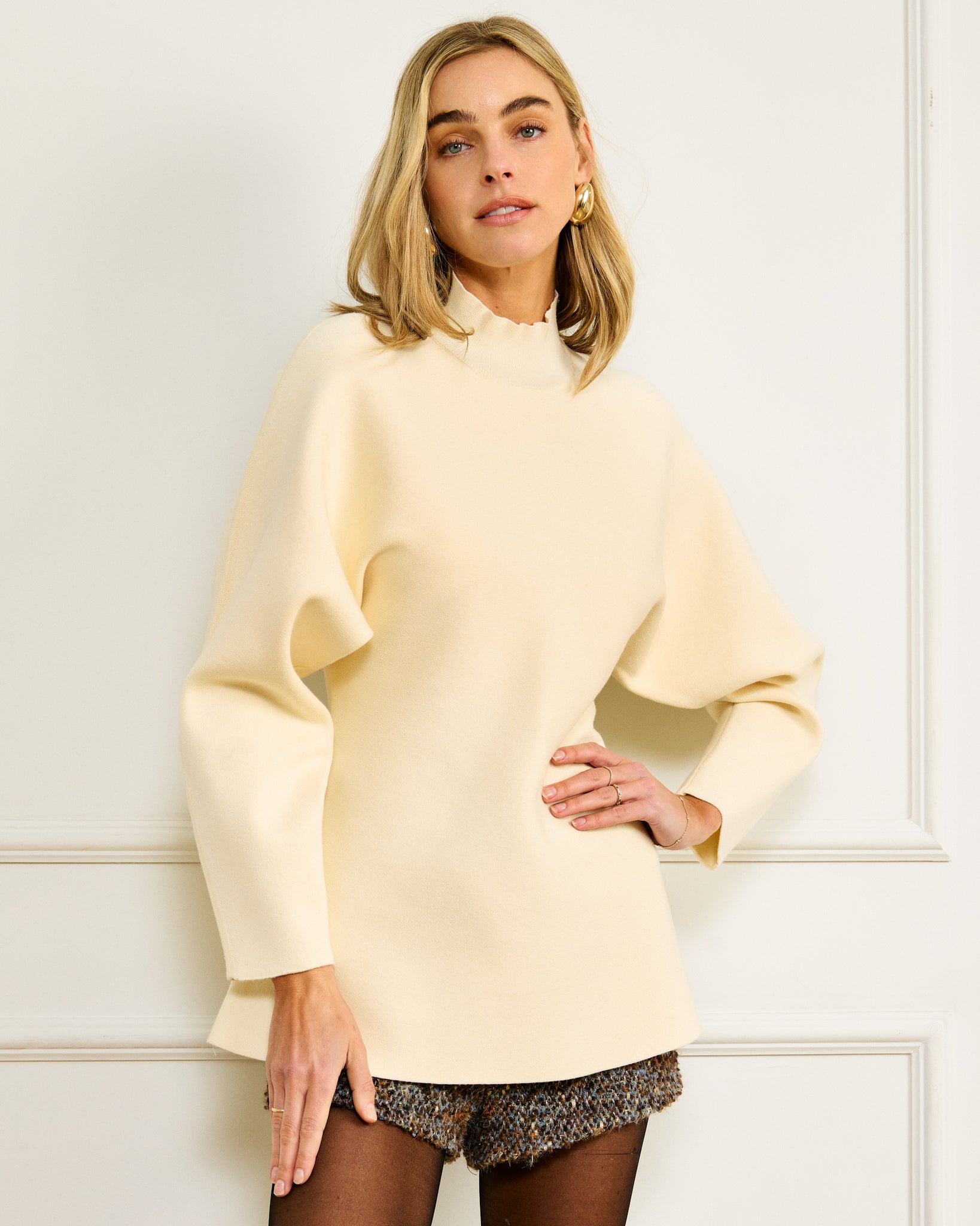 KINGSTON PEPLUM SWEATER