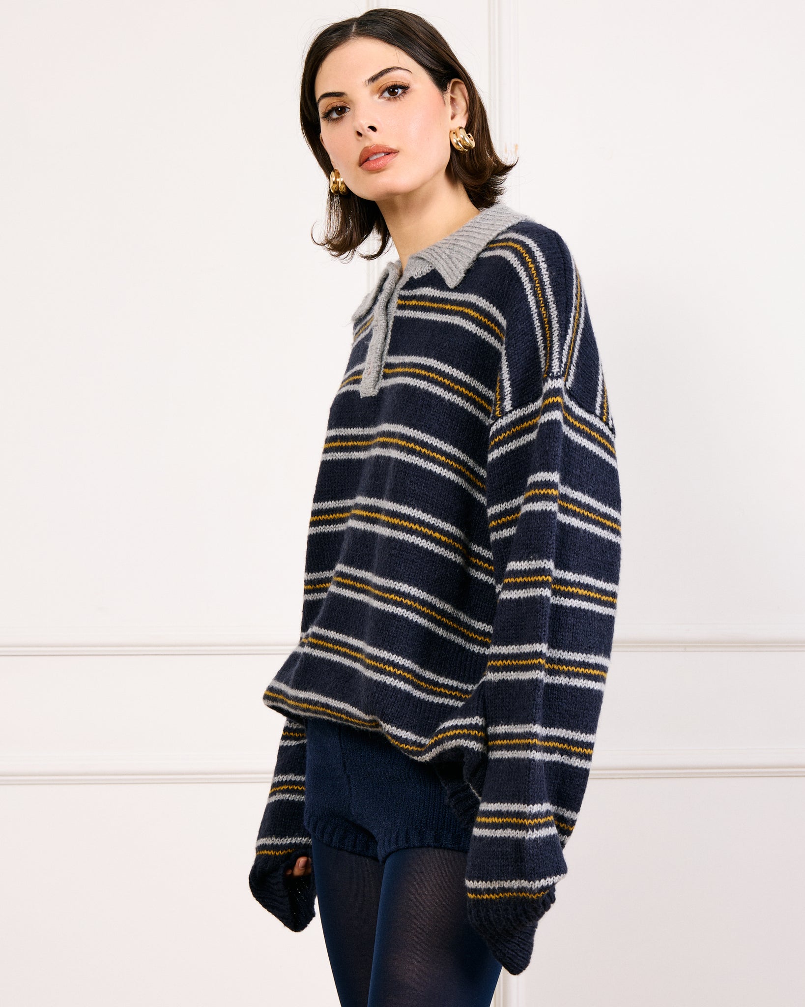 SUTTON STRIPED SWEATER