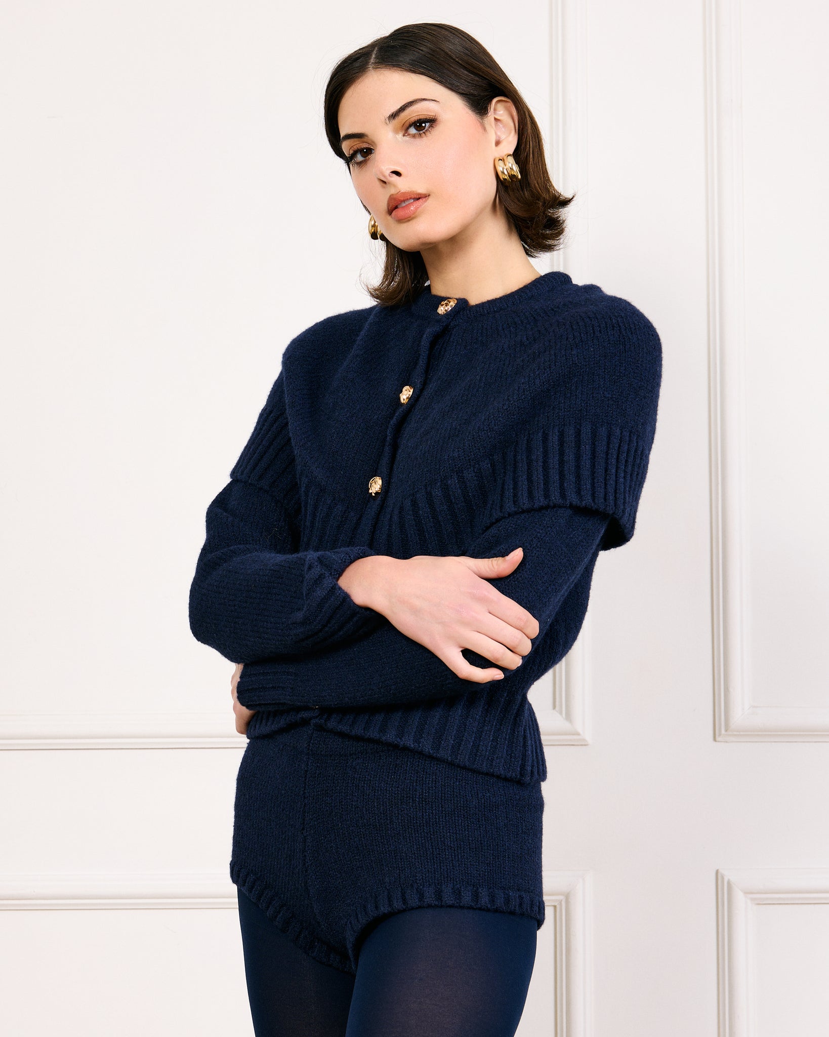 REESE KNIT SWEATER SHORTS