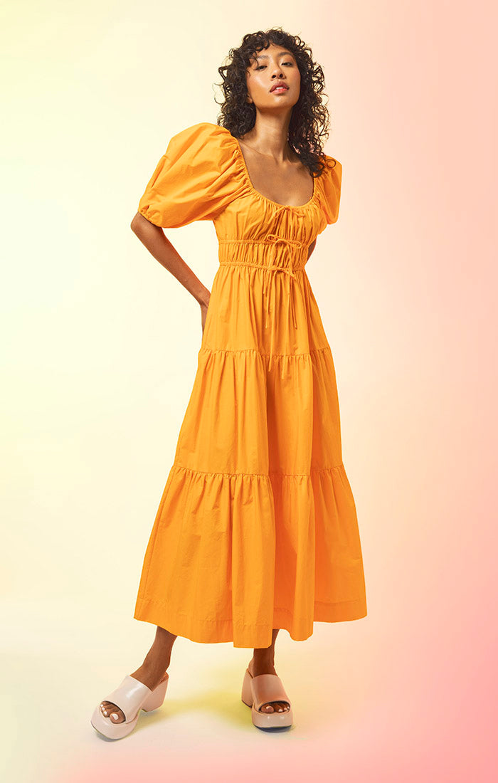 AMBER DRESS Line & Dot AMBER DRESS Line & Dot