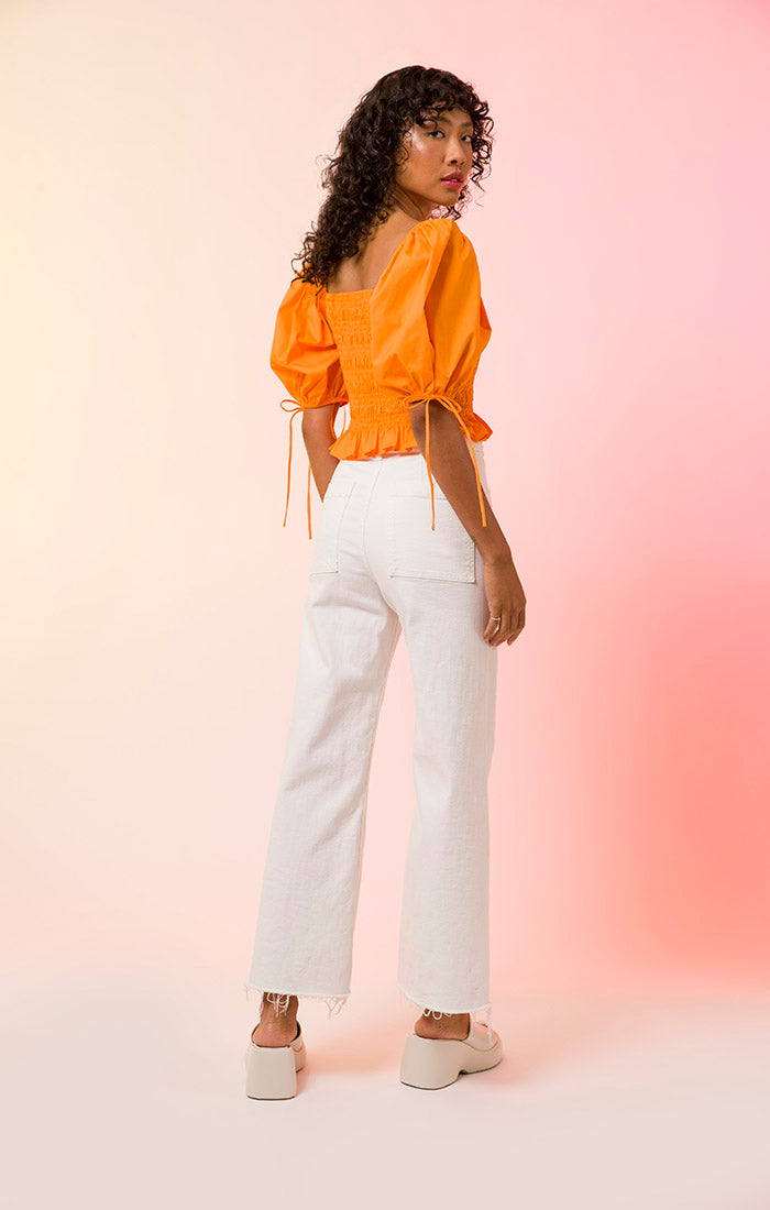AMBER SMOCKED TOP – Line & Dot