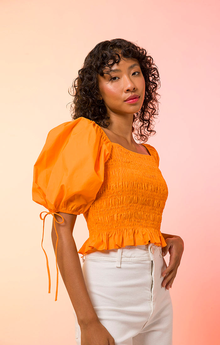Sashi Bubble Hem Top – Twirl Boutique