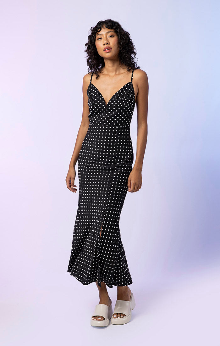 RENEE MIDI DRESS Line & Dot RENEE MIDI DRESS Line & Dot
