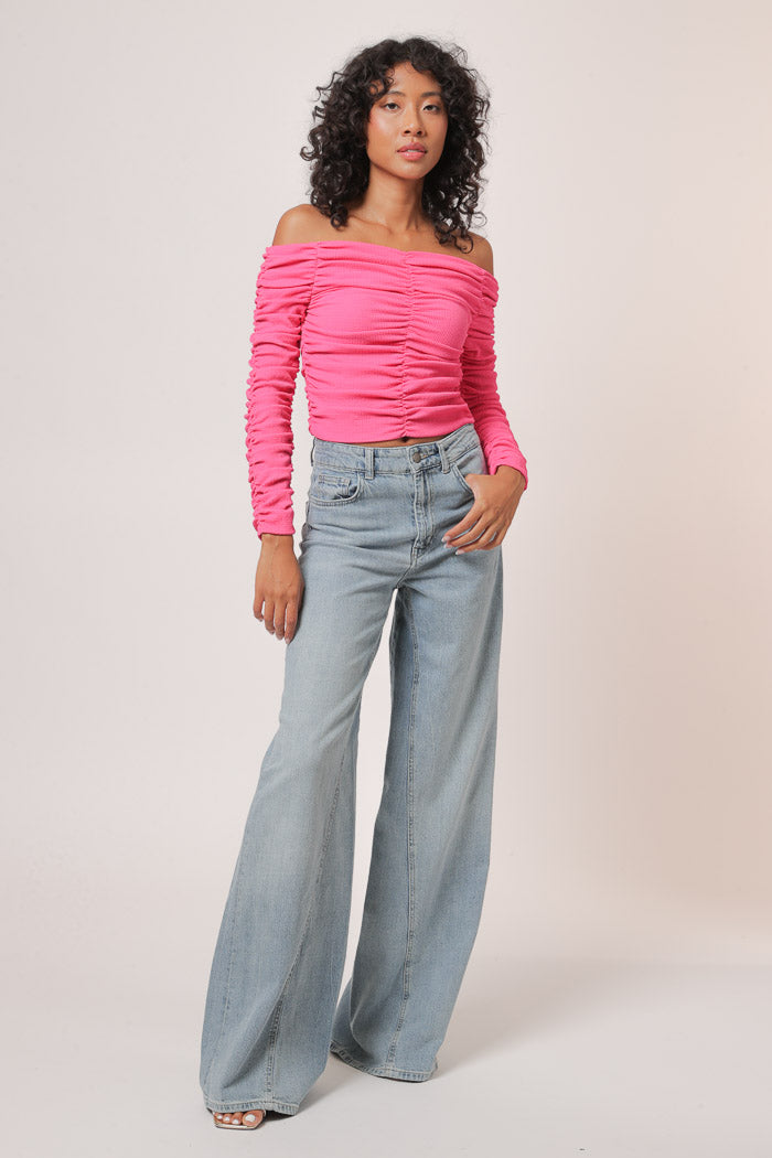 KAI OFF SHOULDER TOP – Line & Dot