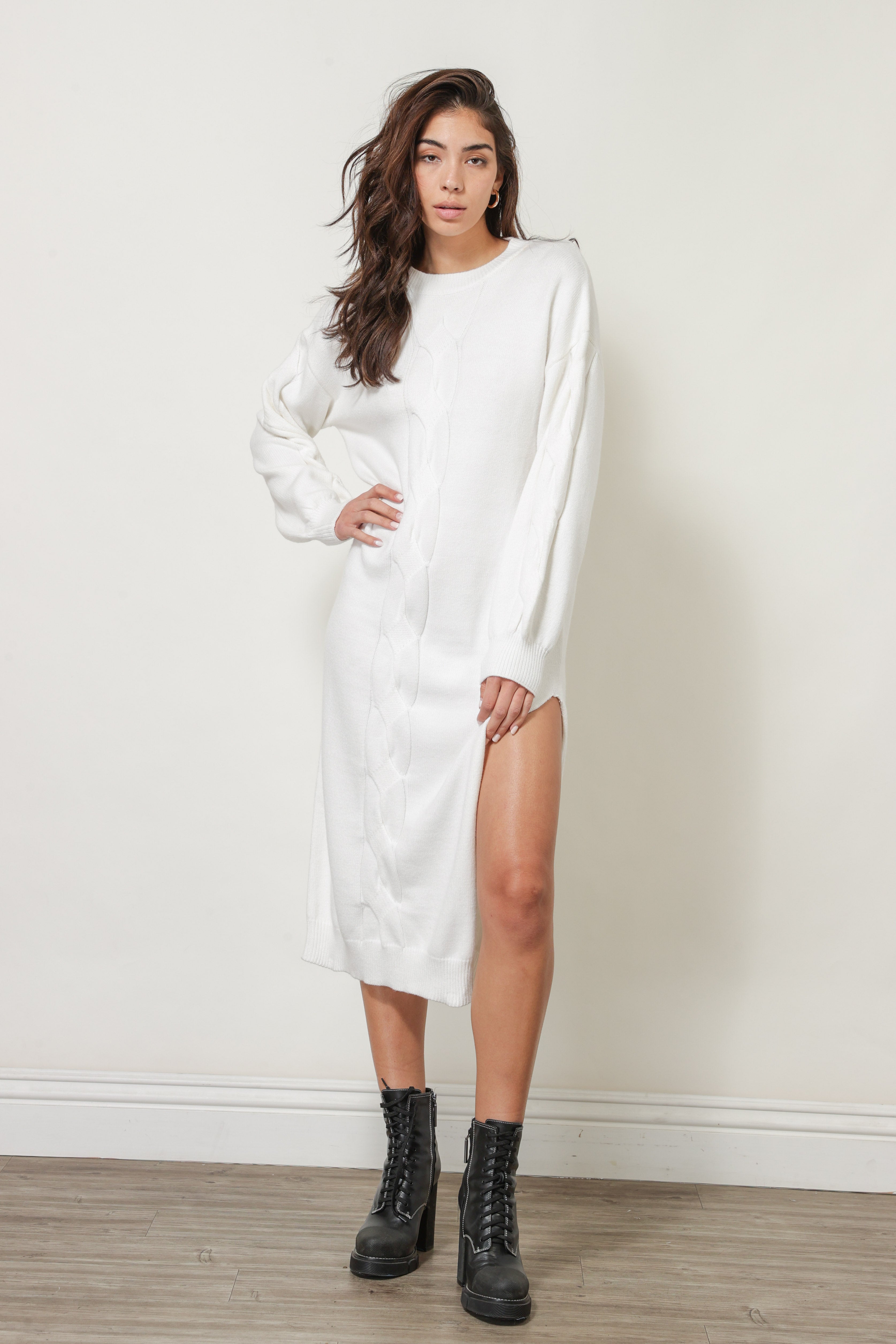 MAYA MAXI SWEATER DRESS Line & Dot MAYA MAXI SWEATER DRESS Line & Dot
