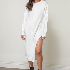 MAYA MAXI SWEATER DRESS – Line & Dot