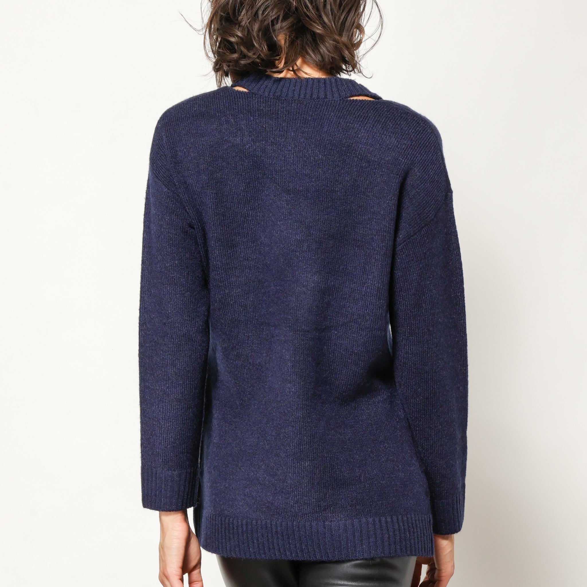 JENNA CARDIGAN WITH CUT OUT SLITS