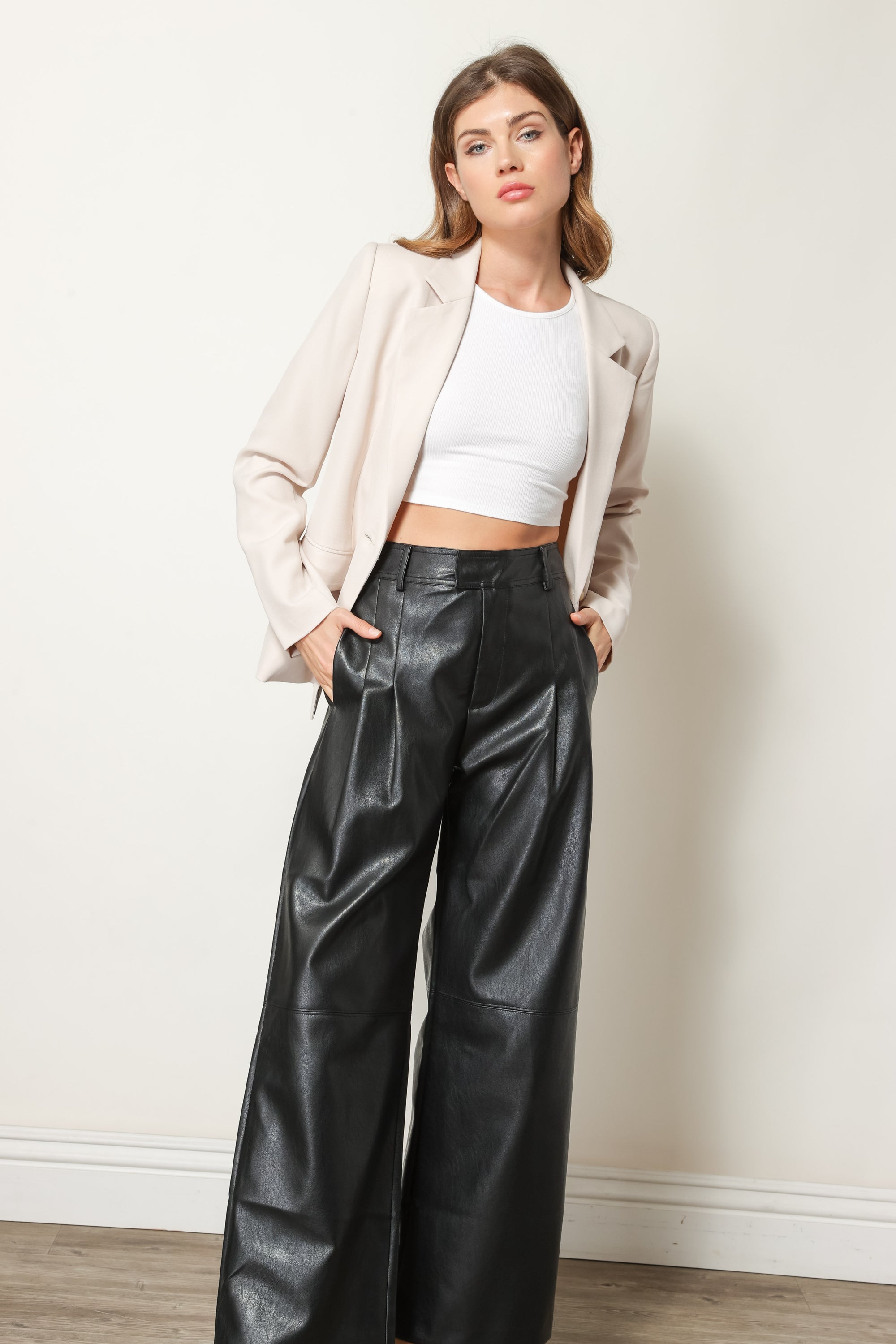 New Faux Leather Pants