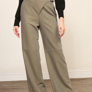 ALEXIS PANT WITH BUCKLE DETAIL