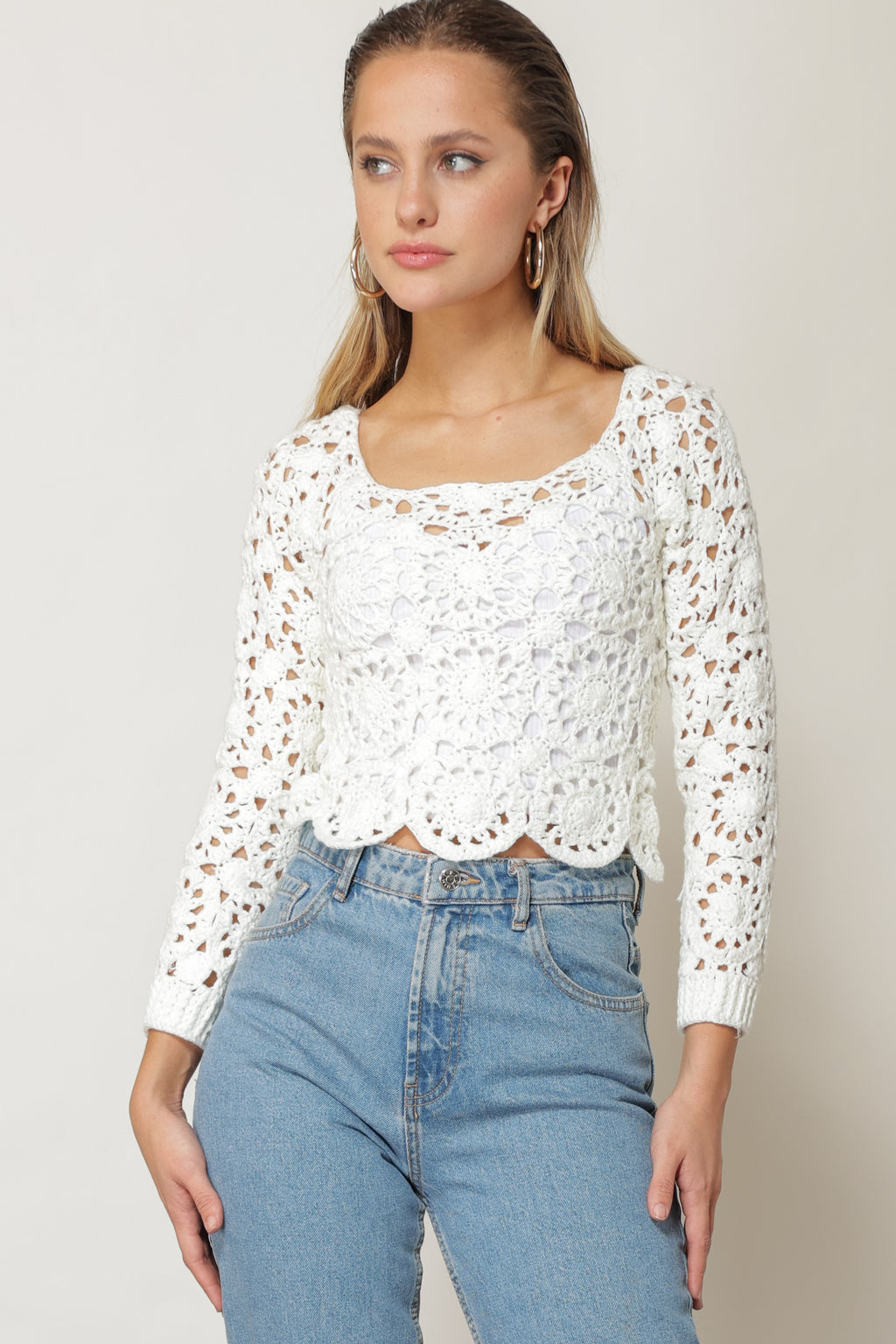 MIKA FLORAL CROCHET – Line & Dot