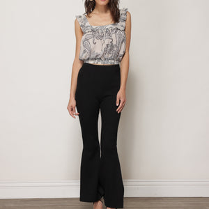 RATHA KNIT PANT WITH SLIT