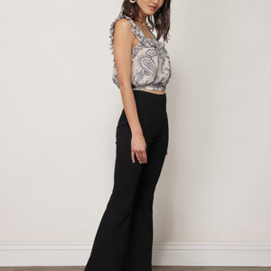 RATHA KNIT PANT WITH SLIT